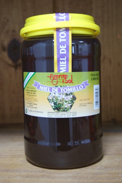 Miel de Tomillo, Alimento Natural de Apícola Fuente del Sol de Alhaurín el Grande, Málaga